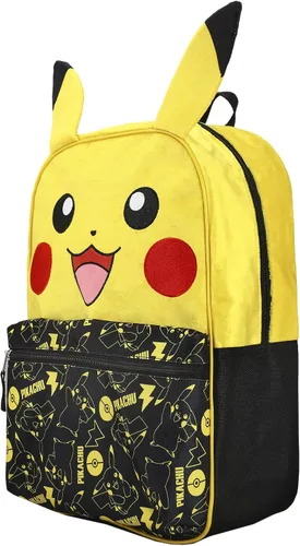Miniatura 3 de Pokemon Pikachu Character - Mochila de 16 pulgadas, Multicolor, talla única Se ajusta a la mayoría