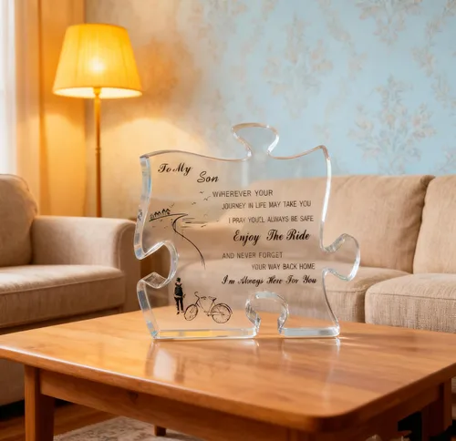 Miniatura 12 de Placa de corazón de acrílico, citas inspiradoras, regalo romántico para novia, novio, amante, regalo para boda, cumpleaños, aniversario, decoración