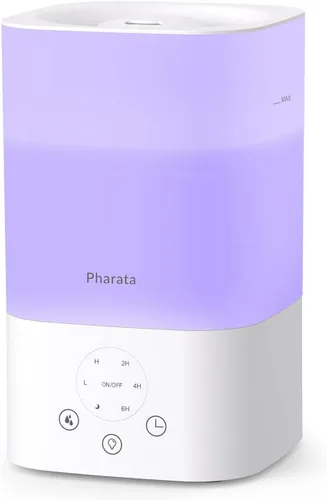 Miniatura 9 de Humidificadores Pharata para Recámara Habitación Grande, Humidificador de Niebla Fría de 2.5L con Difusor de Aceite Esencial, Humidificador