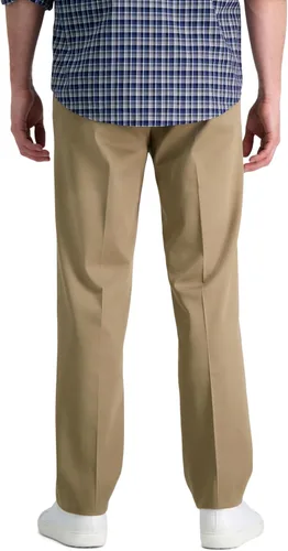 Miniatura 3 de Haggar Men's Premium No Iron Khaki Straight Fit Flat Front Casual Pant