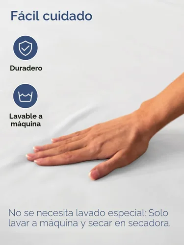 Miniatura 5 de Sábana bajera extra profunda tamaño King – Sábana bajera individual de lujo hotelero solamente – Se adapta fácilmente a colchones de 18 a 24