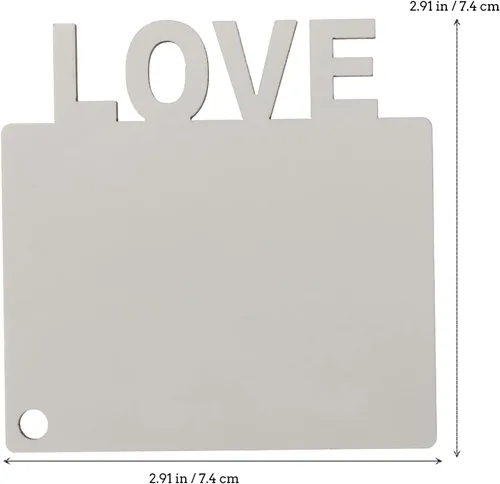 Miniatura 7 de 8 llaveros en blanco de sublimación de transferencia de calor, llavero impreso de doble cara MDF DIY llavero en blanco con llaveros para mamá papá