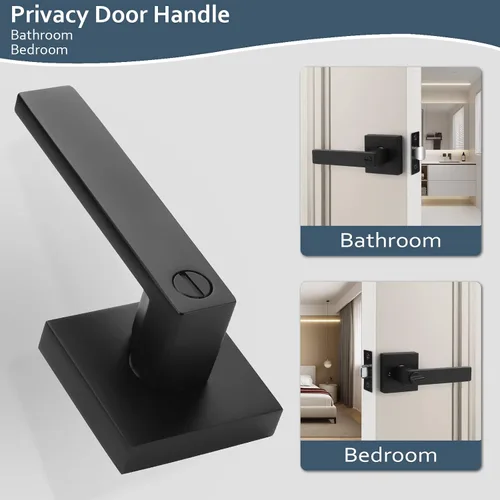 Miniatura 4 de Paquete de 10 cerraduras resistentes para puertas delanteras, exteriores y de dormitorio, juego de cerraduras de puerta de entrada con llaves