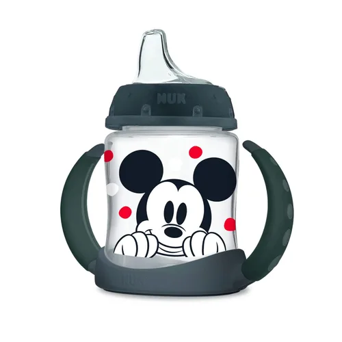 Miniatura 10 de NUK Taza de Aprendizaje, Ms. Rachel, 5 oz, 6+ Meses, Paquete de 2 – Boquilla Suave, Asas de Fácil Agarre, Sin BPA, Taza Sippy de Transición a Prueba