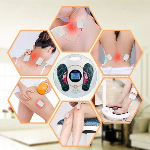 Miniatura 4 de Foot Circulation Plus (elegible para FSA o HSA) - Máquina de masaje de pies con unidad TENS, EMS (estimulador muscular eléctrico) Pies Salud