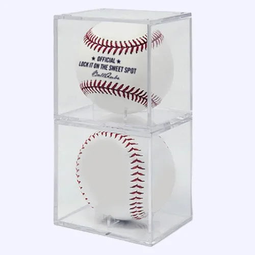 Miniatura 3 de The Original Ballqube - Caja Expositora de bolas de béisbol (protección UV), S