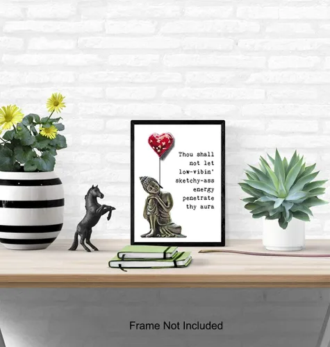Miniatura 5 de Arte de pared de estatua de Buda - Decoración Zen - Decoración de habitación de spa - Regalos espirituales para mujeres - Decoración de pared