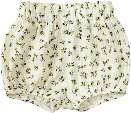 Miniatura 3 de MYGBCPJS - Conjunto de 3 shorts sueltos de algodón de lino para bebés, shorts holgados