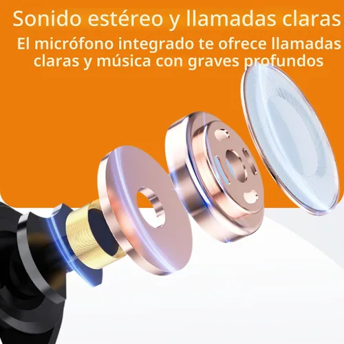 Miniatura 5 de Auriculares Bluetooth inalámbricos auriculares inalámbricos estuche de carga inalámbrica Auriculares impermeables Micrófono integrado Bass 64H