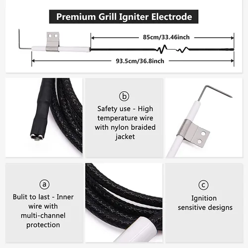 Miniatura 6 de Piezas de repuesto para parrilla Nexgrill 6 Burner 720-0898, 720-0898A, Nexgrill 720-0888, 720-0888N, 720-0830H, 720-0783E modelos de parrilla