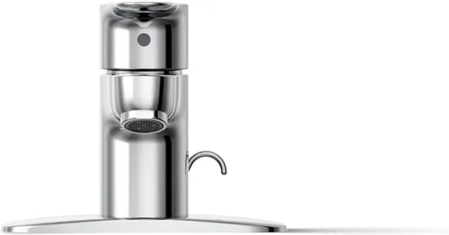 Miniatura 9 de KOHLER K-98146-4-CP July - Grifo de lavabo de baño con un solo mango, 1.2 GPM, drenaje desplegable de metal con pieza trasera de 1-1/4 pulgadas