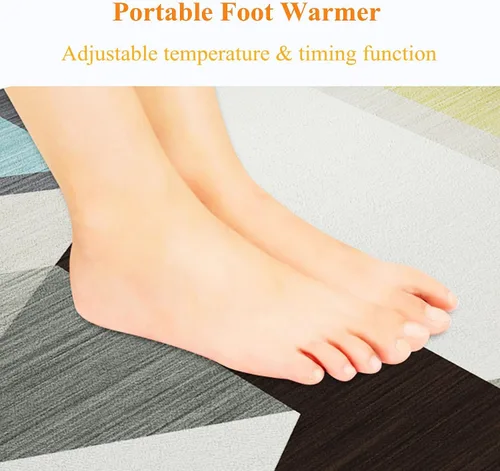 Miniatura 3 de Electric Infrared Carpet, Electric Heated Area Rug, Heated Floor Mat, Fast Heating Floor Heater, Electric Heating Pad Foot Warmer Under Desk