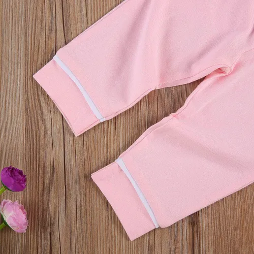 Miniatura 97 de Conjunto de pijama de manga larga con botones para niña pequeña, conjunto de ropa de dormir