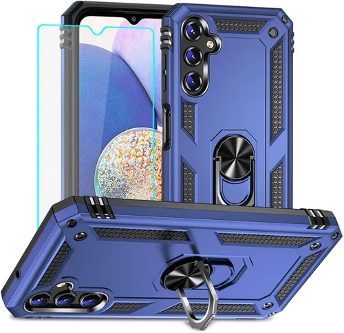 Miniatura 28 de Yiakeng Funda para teléfono Galaxy A12, Samsung A12 con protector de pantalla HD, fundas protectoras de grado militar con anillo para Samsung Galaxy