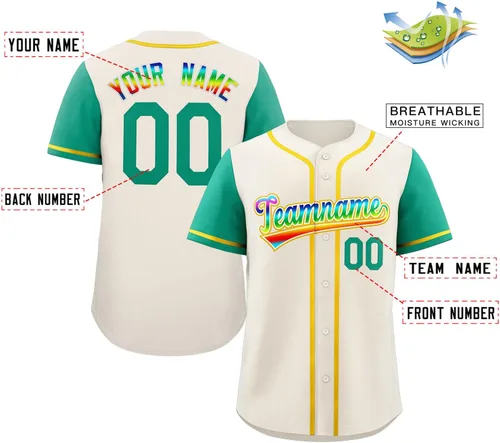 Miniatura 28 de Camisetas de béisbol personalizadas con botones de manga corta, número de nombre cosido personalizado / impreso para adultos y jóvenes