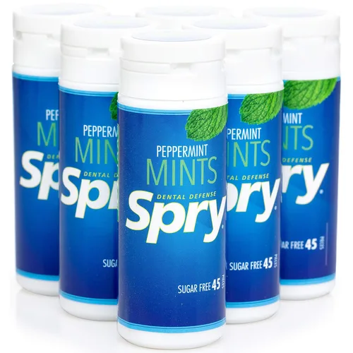 Miniatura 11 de Spry Xylitol Berry Blast - Caramelos sin azúcar, promueve la salud oral, aumenta la producción de saliva, detiene el mal aliento, sin OMG, sin