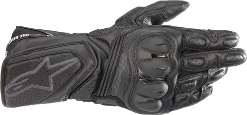 Miniatura 4 de Alpinestars Guantes SP-8 V3, cuero de guantelete completo, certificado CE, ajuste inspirado en la carrera, protección de nudillos, palma reforzada