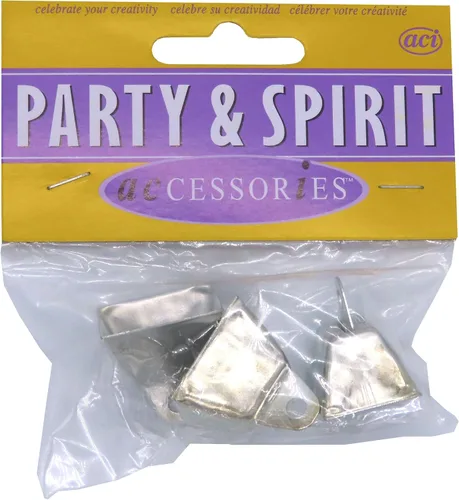 Miniatura 2 de Cencerros de 1" (3 unidades PKG.) (Plata)