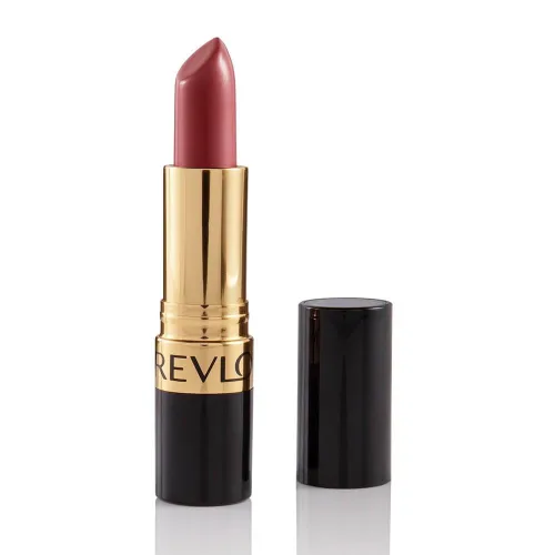 Revlon Super Lustrous - Lápiz labial con color de alto impacto y fórmula cremosa hidratante, enriquecido con vitamina E y aceite de aguacate, color