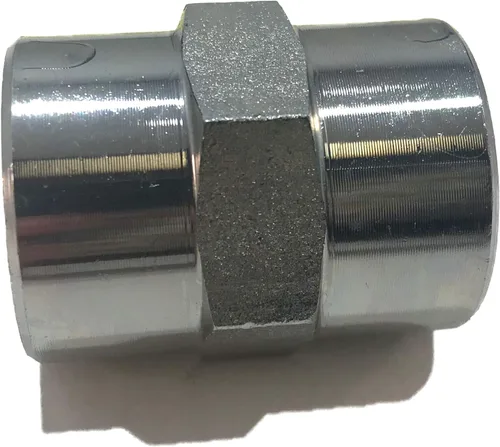 Miniatura 2 de Acoplador reductor de acero 1/2" FNPT x 3/8" FNPT hembra NPT HIDRUALIC/combustible/aire/agua/aceite/gas/WOG (cantidad 10)