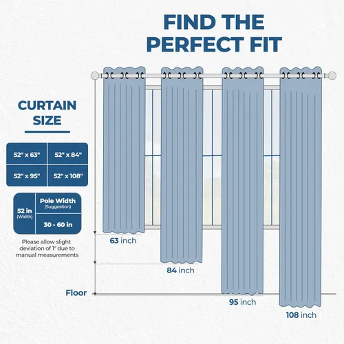Miniatura 11 de Superior Juego de 2 cortinas opacas con textura de lino, par de paneles con aislamiento térmico con cabecera superior con ojales, cortinas clásicas