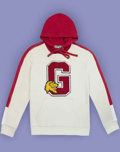 Miniatura 2 de Harry Potter Hogwarts Gryffindor G Patch Logo Premium Sudadera con capucha M, Negro, M