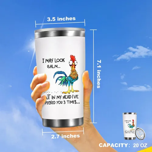 Miniatura 2 de Petitian Elección de pollo para amantes del pollo, mujeres y hombres, divertidas ideas temáticas de pollo asador, niñas para amigos, vaso de café