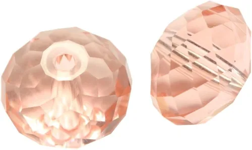 Miniatura 34 de 50 cuentas de cristal Adabele austriaco de 0.394 pulgadas facetadas sueltas Rondelle Siam rojo espaciador compatible con cristales de Swarovski 5040