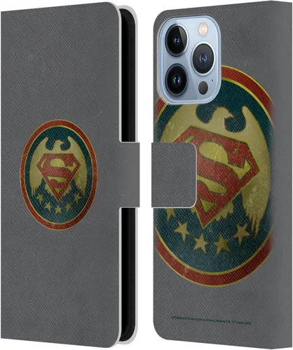Miniatura 128 de Head Case Designs Funda de piel con licencia oficial de Superman DC Comics con logotipos negros y rojos compatible con Apple iPhone 11