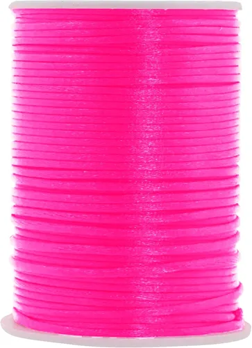 Miniatura 34 de Mandala Crafts Cordón de Satén de Nailon 2mm Cordón Rattail Champagne - 100 Yardas Cordón de Nailon Chino para Nudos Cordón de Seda Cola de Rata