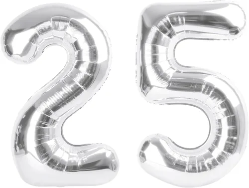 Miniatura 146 de Globos de números de 5 globos de 40 pulgadas, decoraciones de cumpleaños azules para niños y niñas, globos de números azul marino grandes