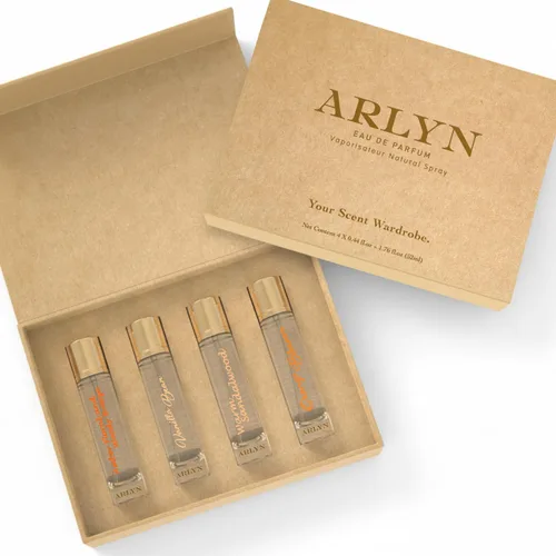 ARLYN, Set de regalo Discovery de 4 piezas | 1.76 onzas líquidas | Eau de Parfum unisex, para hombres y mujeres |, vegano, libre de crueldad,