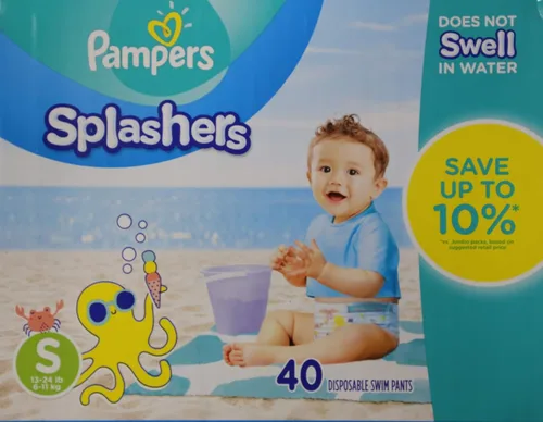 Miniatura 16 de Pañales de natación Pampers - Splashers - Tamaño 5+, 17 unidades, pantalones de natación desechables para bebé sin huecos
