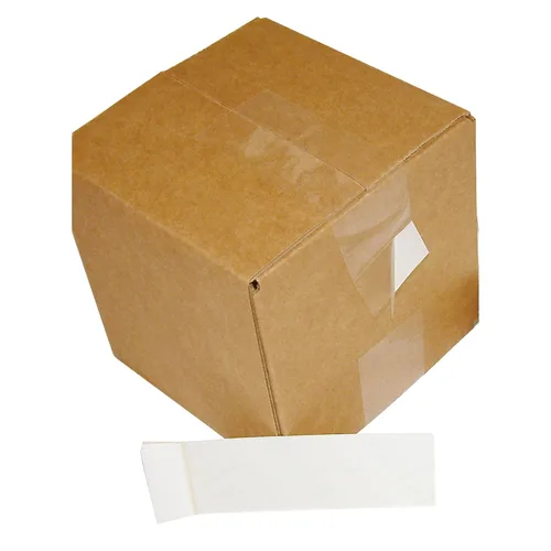 Miniatura 4 de 3M ScotchPad Packaging Tape Pad 3750P es un respaldo de polipropileno con un adhesivo de resina de caucho. Hojas de cinta precortadas y acolchadas