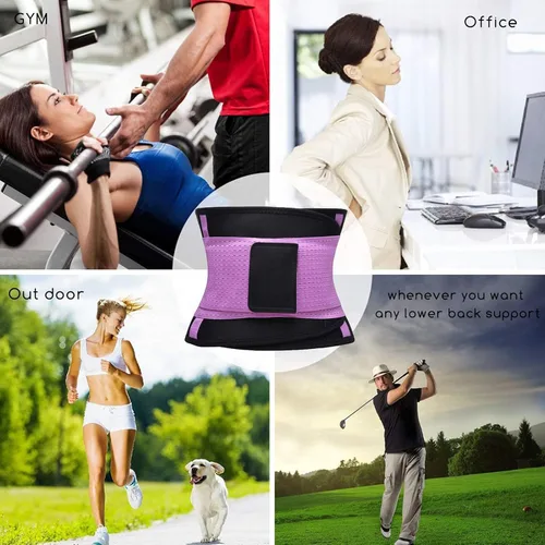 Miniatura 6 de VENUZOR Cinturón de entrenamiento de cintura para mujer – Faja reductora de cintura – Cinturón adelgazante – Cinturón deportivo (grado UP)