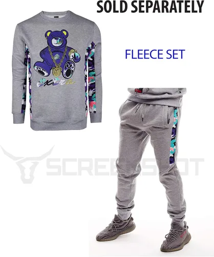 Miniatura 31 de SCREENSHOT APPLIQUE F11966 Premium Fleece Streetwear Chenille EMB Crew Neck Sweatshirt - Classic Fit