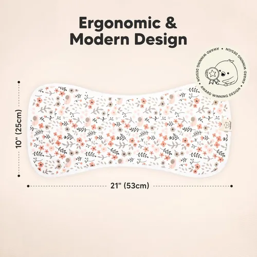 Miniatura 2 de Paños orgánicos para eructos para bebés niños y niñas, paquete de 5 paños de algodón súper absorbentes para bebés, trapos suaves y afelpados