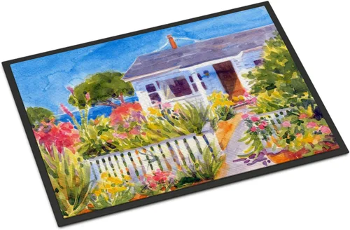Miniatura 63 de Caroline's Treasures 6055MAT Flower - Tapete Amaryllis de 18 x 27 pulgadas para puerta delantera, para interiores y exteriores, para entrada