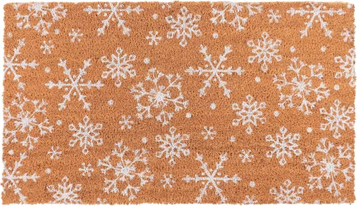 Miniatura 9 de KAF Home - Felpudo de fibra de coco festivo con respaldo de PVC resistente al clima y antideslizante 17 por 30 pulgadas, 0.6 pulgadas de altura