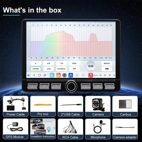 Miniatura 6 de Radio 4G LTE QLED para Ford F150 2009-2012 actualización, pantalla táctil de CPU estéreo de 8 núcleos, CarPlay inalámbrico y Android Auto