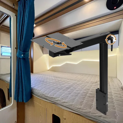 Miniatura 5 de Caravan Accessories - Patas de mesa giratorias para caravanas, patas de mesa de aleación de aluminio para computadora portátil, para caravanas