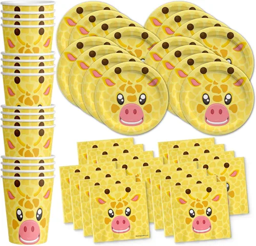 Miniatura 12 de Suministros para fiesta de cumpleaños de cocodrilo, juego de vajilla de cocodrilo para cumpleaños de niño, kit incluye platos, servilletas y tazas