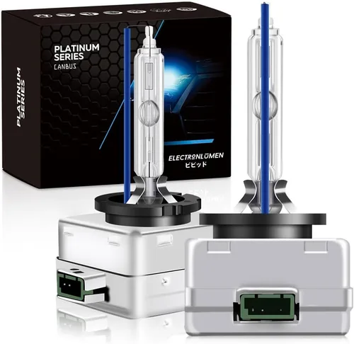 D3S HID - Bombillas de xenón para faros delanteros, 35 W, 8000 K, faros delanteros de repuesto de haz alto y bajo, color azul hielo, paquete de 2