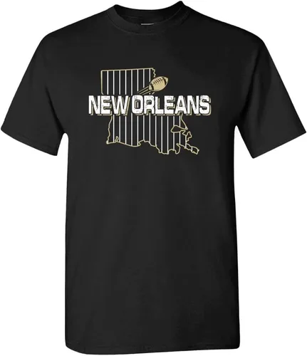 Miniatura 15 de Xtreme Apparrel Camiseta para hombre Team Field Map para aficionados al fútbol Dallas - Camisa azul marino