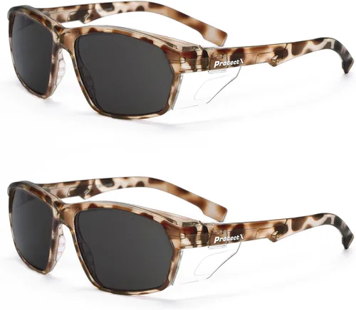 Miniatura 74 de ProtectX Lentes de lectura elegantes para mujeres y hombres, antivaho y antiarañazos, protección UV, gafas de seguridad antiimpactos