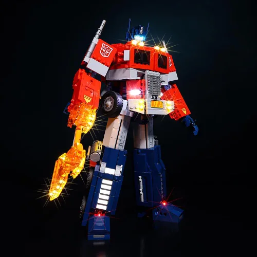 Miniatura 5 de Kyglaring Kit de iluminación LED (sin modelo) diseñado para Lego Optimu Prime Transformer 10302 Kit de construcción modelo - sin juego de Lego