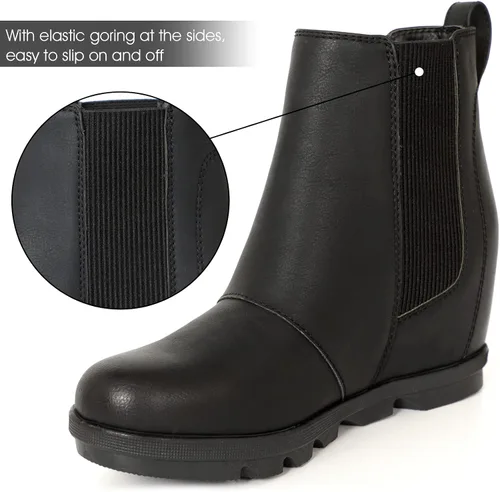 Miniatura 3 de Athlefit Botas de cuña cómodas para mujer