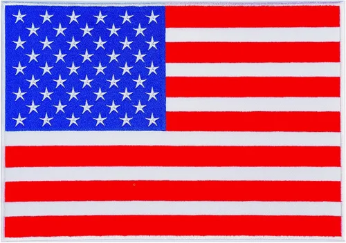 [Extra grande] Parche bordado de bandera de Estados Unidos de Estados Unidos de Estados Unidos de América, aplique para planchar con apliques de