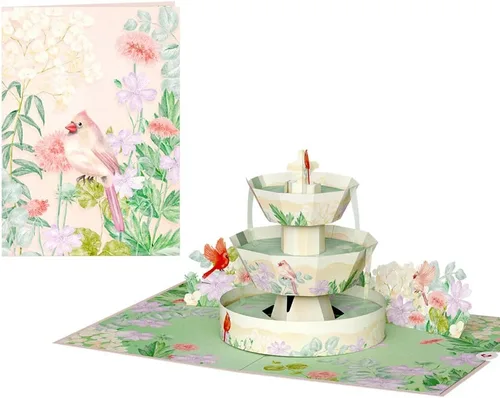 Miniatura 11 de Lovepop Lupine - Tarjeta emergente de colibrí – Tarjetas de felicitación emergentes de colibrí – Tarjeta de cumpleaños 3D – 5 x 7 pulgadas – Sobre