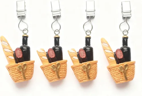 Miniatura 48 de TwoFish Home - Juego de 4 manteles de resina con diseño de flores amarillas para manteles y pesos, clips para manteles (flores de sol amarillas)